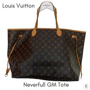 Authentic Louis Vuitton Neverfull GM Tote